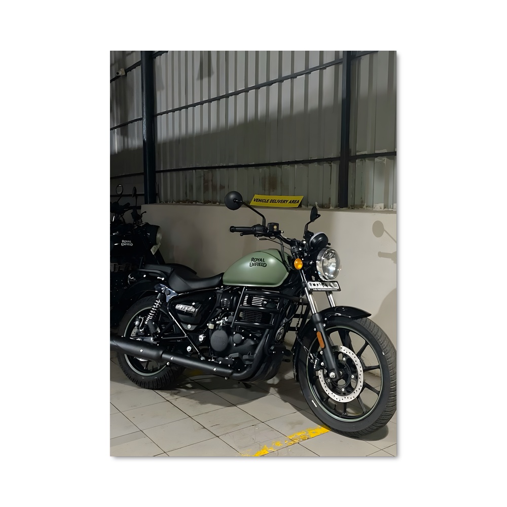 Poster Météore Éblouissant – affiche Royal Enfield
